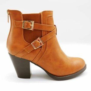 Ball Band Violet Ankle‎ Booties Tan 8 New